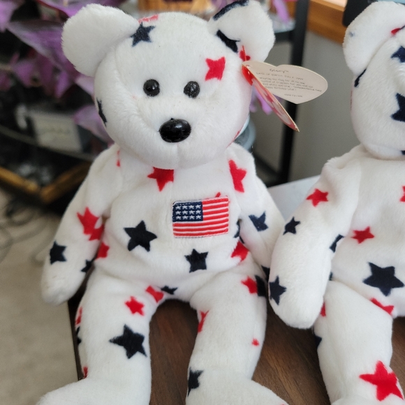 Glory Beanie Baby. Star Bears. 2 of 2 - Picture 1 of 7